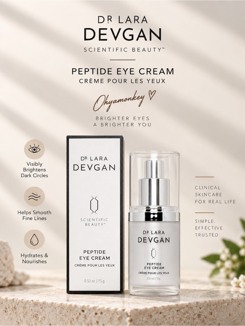 Dr. Lara Devgan Peptide Eye Cream $225